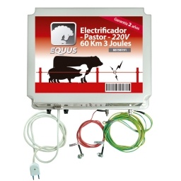 Electrificador Pastor Equus 60 Km 3 Joule