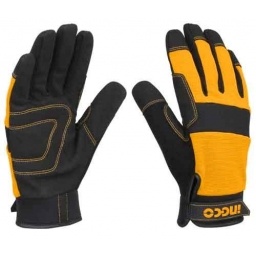 GUANTES MECANICO MICROFIBRA XL INGCO HGMG01-XL