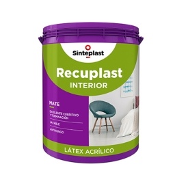 RECUPLAST INTERIOR BLANCO MATE (20 LITROS) SINTEPLAST