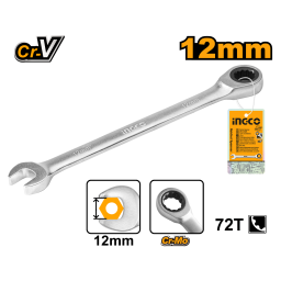 LLAVE CRIQUE COMBINADA 12MM CR-V INGCO HCSPAR121