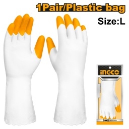 GUANTES DE PVC LARGOS INGCO HGVP03