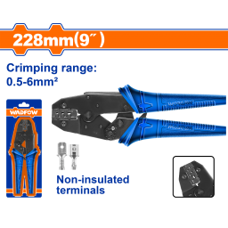 PINZA CRIMPEADORA TERMINALES 0.5-6MM2 9 228MM WCP1609